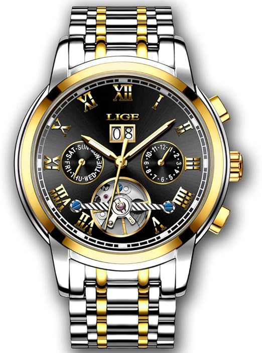 lige automatic mechanical watch
