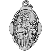 Venerare Traditional Catholic Saint Medal (Saint Agnes)
