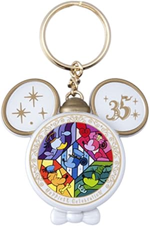 Amazon 東京 ディズニー リゾート 35周年 Happiest Celebration 光る キーチェーン ミッキー型 キーホルダー ミッキー マウス リゾート 限定 アニメ 萌えグッズ 通販