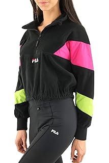 felpa fila con zip donna