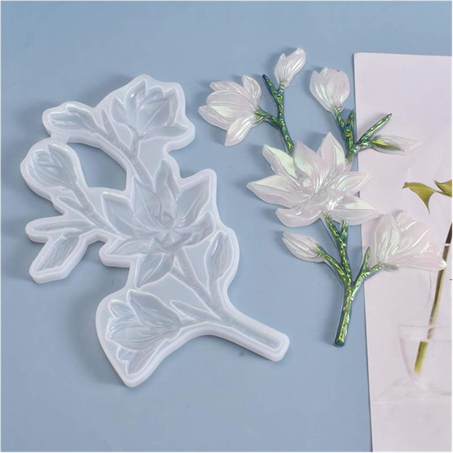 Resin Molds Flower Resin Silicone Mold Casting Molds DIY Epoxy Resin