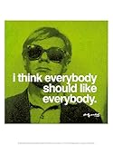 Everybody Art Print by Andy Warhol 11 x 14in