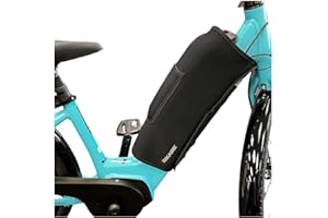 BiKase E-Bike Battery Cover Neoprene Electric Bicycle Battery Cover for Outdoor Riding, Transporting on Car Rack, eBike Battery Cover for Isolating Battery, Waterproof, Dirt Resistant