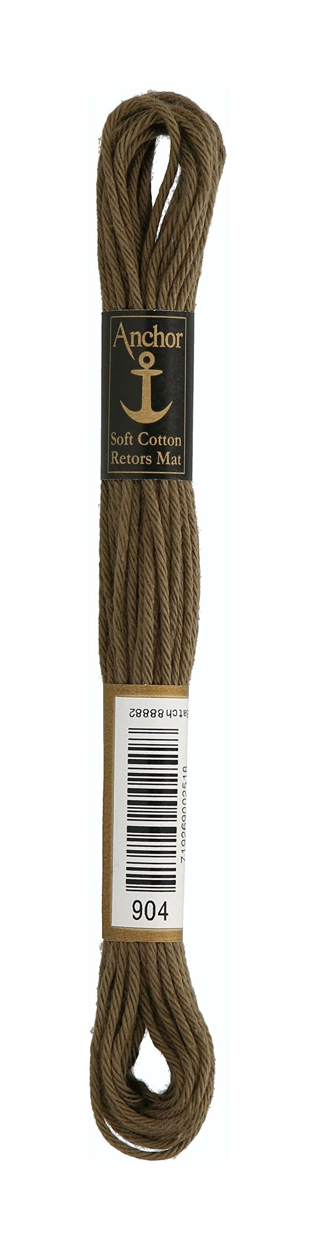 ANCHOR Embroidery Threads Matt Embroidery Thread, Run Length: 10M olivbraun