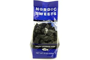 Nordic Sweets Salty Licorice Fish (8 ounce)
