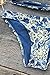 CUPSHE Women's Floral Front Cross Padding Bikini Set Beach Swimwear Medium Blue