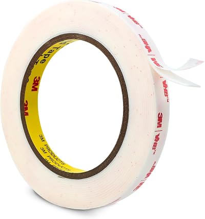 Bulina Double Sided Mounting Tape 12.5mm x 4.7m 4950 White Heavy Duty 1.1mm
