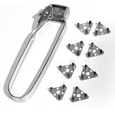 VASTOOLS Triple Flint Torch Striker, Welding Tourch Spark Lighter, for Welding and Cutting, 8pcs Flint Replacements, for Welder