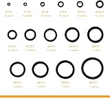 ZHENGYYUU 250 Pcs O Ring Assortment Kit 15 Sizes NBR Seal Gasket Set view 2