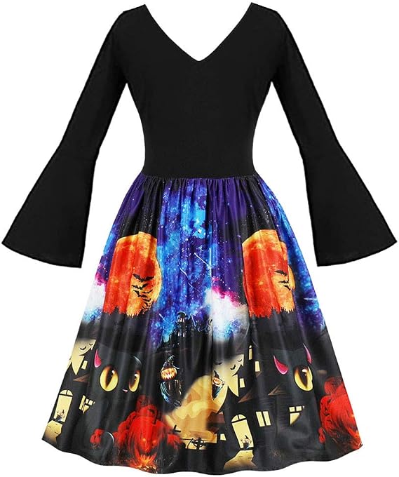 Vintage Weihnachten Weihnachtskleid Christmas Dress Xmas Chiffon Maxikleid Cocktail Abendkleid Ballkleid Hochzeitskleid Rockabilly Kleider Damen Elegant Lang Hochzeit Festlich Bekleidung Suenaacampo Com 