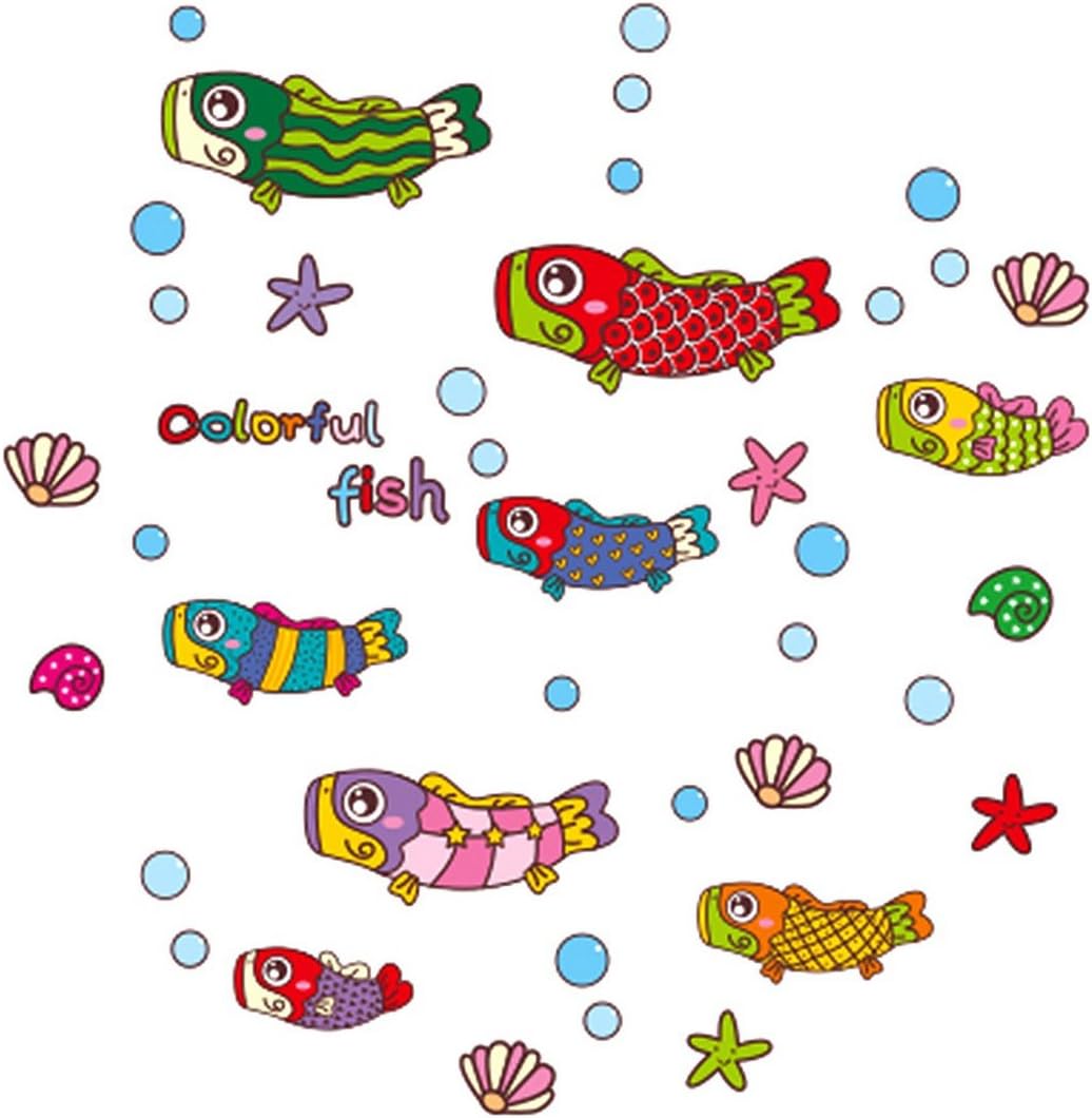 Amazon ウォールステッカー 鯉のぼり ウォールペーパー ウォールシール壁紙 シール こどもの日 鯉のぼり こいのぼり お祝い 入園 入学 五月人形 50 70cm Takarafune ウォールステッカー 通販