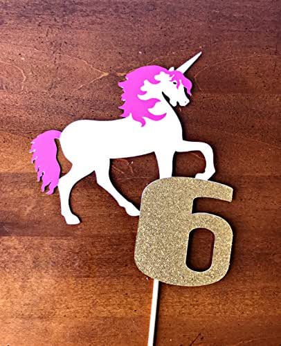 amazoncom unicorn cake topper pastel rainbow party age topper
