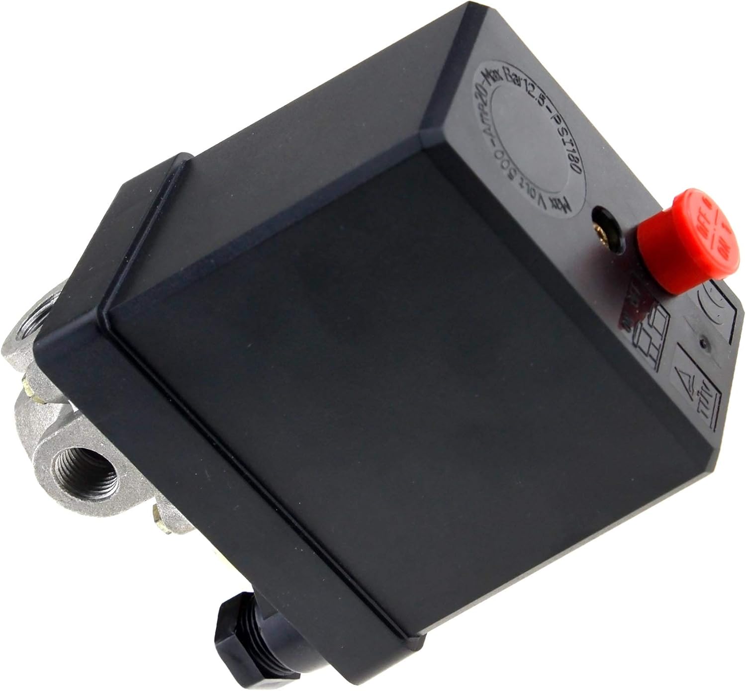 Air Compressor Pressure Switch Three Phase 1/4 BSP 4 Port Manifold 180psi 20amp