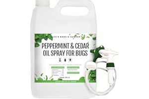 Kate's Home & Garden Peppermint Oil Spray for Bugs, Ants, Insects, Spiders, Stink Bug. Pesticide and Insecticide Indoor Repellent Pest Control with Cedarwood Oil (Gallon, Natural, Pet Safe, Non Toxic)