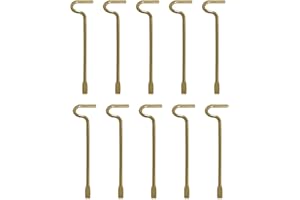 ALICO Bedroom/Bathroom Emergency Keys Compatible with Kwikset Interior Levers and Knobs - 10 Pack