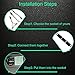 YM E-Bright 4-Pack Super White 5050 36-SMD LED Panel Dome Lamp Car Interior Reading Plate Light Roof Ceiling Interior Wired Lamp With 4 x BA9S Adapter,4 x T10 Adapter,4 x Festoon Adapter (DC-12V)