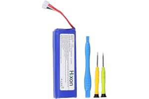 JBL Charge Battery Hixon 6000mAh Li-Polymer Replacement Battery for JBL Charge 2Plus / 2+(2016 Version), Charge 3(2016 Version), Part No:GSP1029102A MLP912995-2P Speaker(Not for 2015 Version)