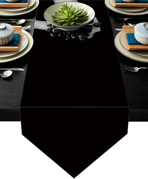 Amazon Com Family Hands Table Runner With Cotton Linen Blend