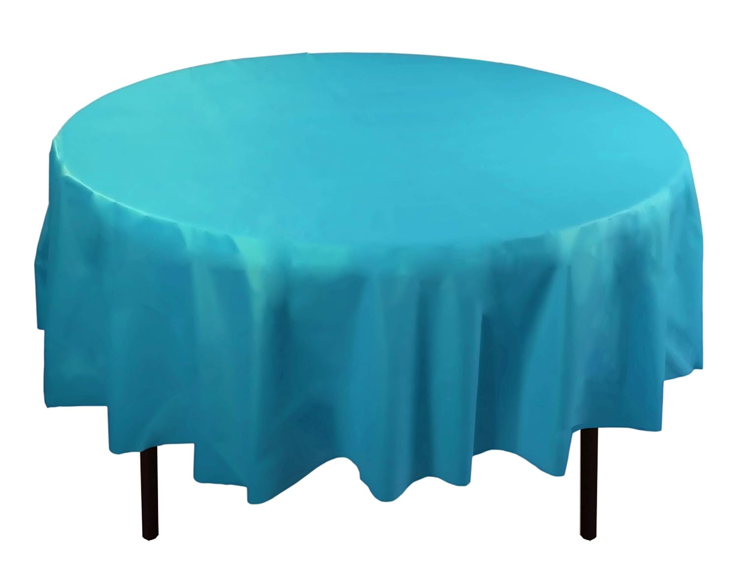 Best round teal table cloth
