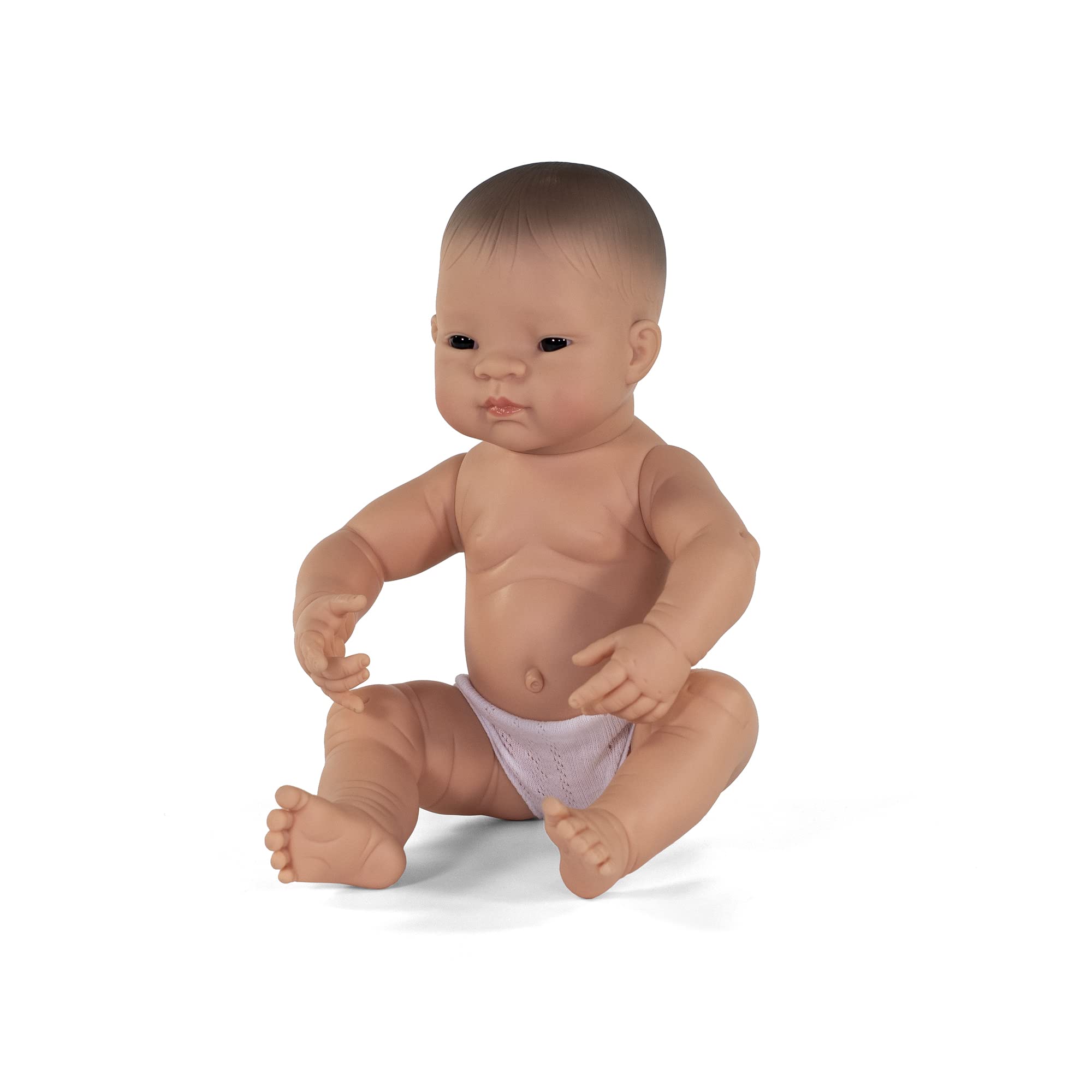 Miniland Miniland31005 Newborn Doll Asian Boy, Multi-Color, OSFA