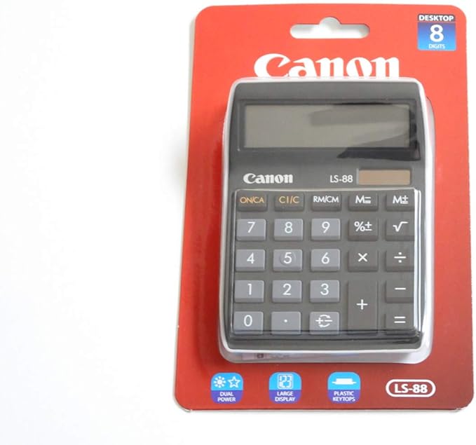Canon 12 Digit Desktop Calculator AS-120 II (Black