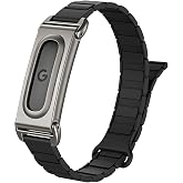 FINTIE Magnetic Silicone Sport Loop Band Compatible with Google Fitbit Air | Soft Silicone, Adjustable Strap Replacement Wristband, Lightweight, Magnetic Clasp, Waterproof &amp; Sweatproof, for Women Men