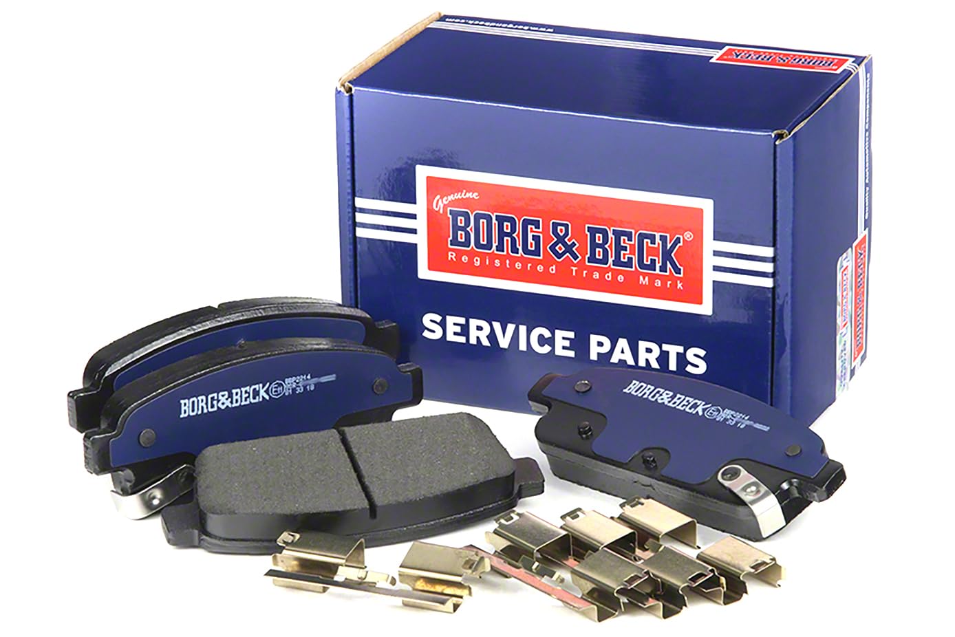 Borg & Beck BBP2214 Rear Brake Pads - Includes Wear Indicators/Leads (Bosch)