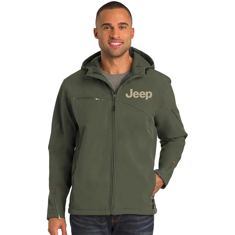 Amazon.com: Jeep Heavy-Duty Hooded Soft Shell Jacket – Black
