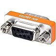 Monoprice DB9 Null Modem Mini Type - Male to Female, Orange