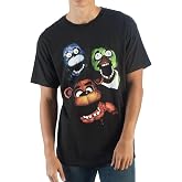 Five Nights at Freddy's T-Shirt Men's Chica Fazbear and Bonnie Adult Short Sleeve Tee