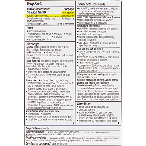 Coricidin HBP Cold Relief Tablets - Image 3