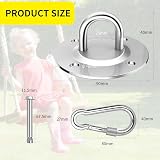 Morzejar Heavy Duty Ceiling Hook 360° Rotatable 304 Stainless Steel 400 kg view 6