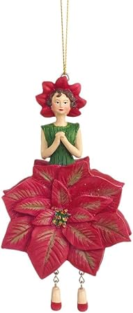 Disegno Stella Di Natale.Ragazza Del Fiore Figura Appesa Decorazione Elfo Disegno Stella Di Natale Amazon It Casa E Cucina