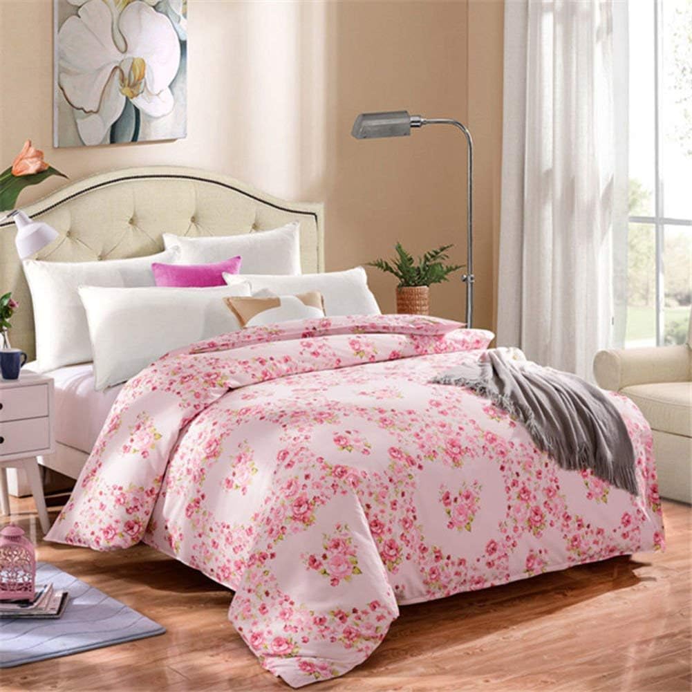 FF Funda nórdica de Plantas y Flores Funda nórdica Individual Hojas de