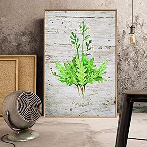 Floating Framed Canvas Wall Art for Living Room, Bedroom Plant Canvas Prints for Home Decoration Ready to Hang - 16x24 inches