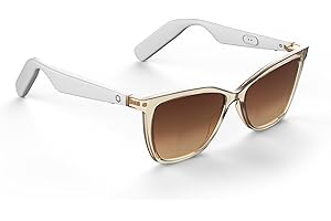 Lucyd Lyte (2025 Version) Smart Glasses for Women Bluetooth Smart Eyewear with UV400 Polarized Lenses, Open Ear Speakers & Microphone Millennia (Standard)