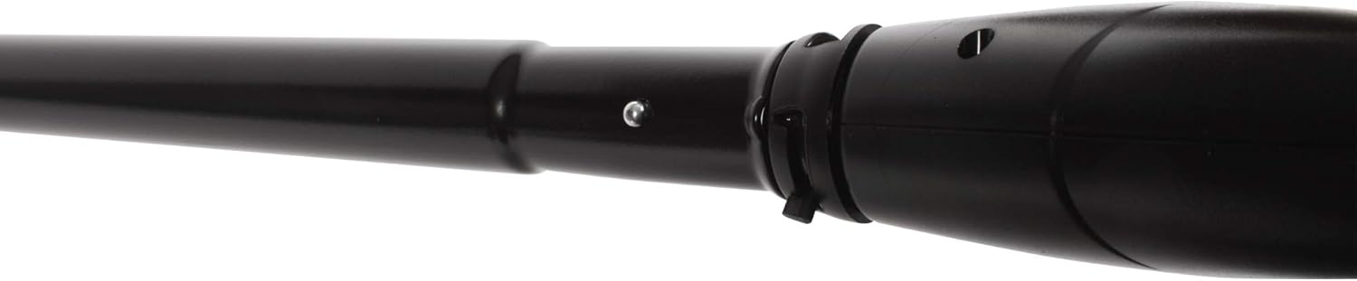 Cen-Tec Systems 95325 Aluminum Telescopic Wand and 12" Natural Fill Floor Brush Vacuum Attachment Kit, Ratchet w, Black -