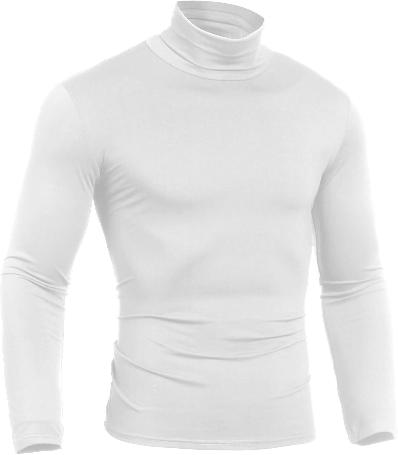 slim fit white long sleeve shirt