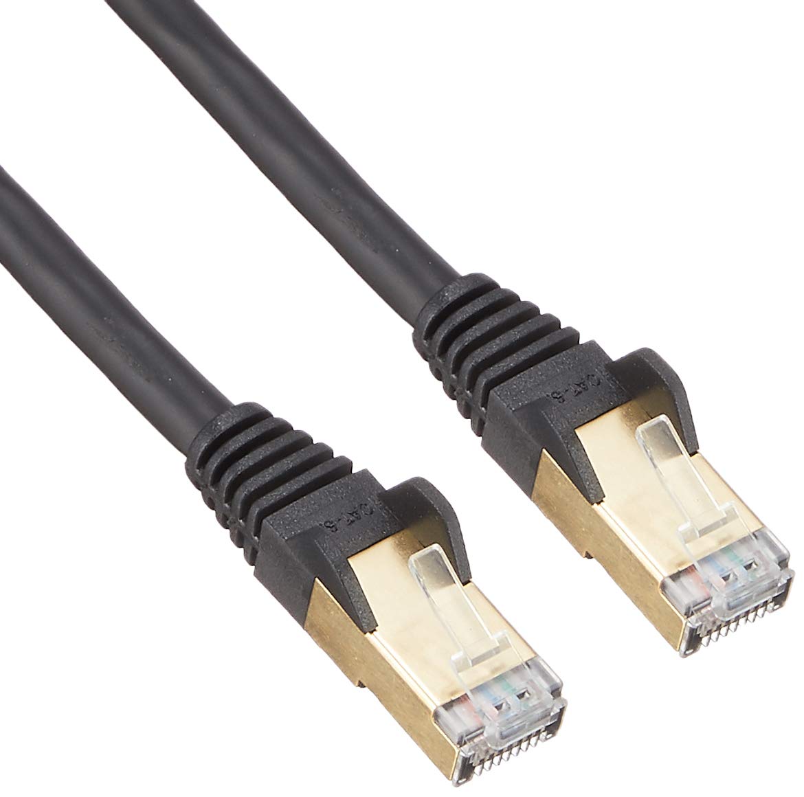 StarTech 3m CAT6a Ethernet Cable - 10 Gigabit Shielded Snagless RJ45 100W PoE Patch Cord - 10GbE STP Network Cable with Strain Relief - Black - UL, TIA (6ASPAT3MBK)