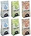 Crio Bru Brewed Cocoa 100% Roasted and Ground Cocoa Beans Variety Pack of 6