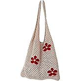 Crochet Tote Bag Fairycore Hobo Bag for Women Fairy Grunge Aesthetic Tote Bag Fairy Grunge Accessories