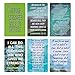 Juvale 24-Pack Plastic Bible Scripture Encouragement Cards Christian Inspirational Prayer Verses Wallet Size 3 x 2 Inches