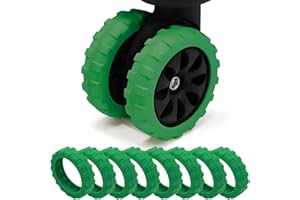 Nottnnut Luggage wheel covers suitcase wheels protectors for dual-wheeled luggage suitcase with a diameter of 2-2.4inches /5-6cm, Green