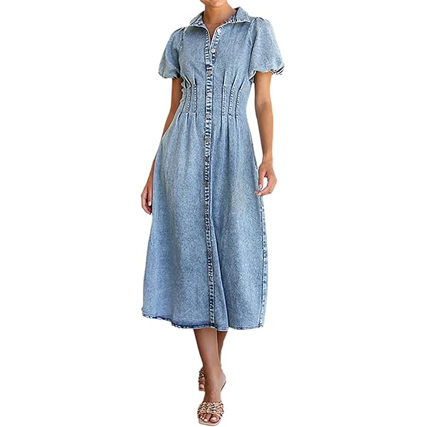 women's lands' end v-neck wrap midi dress baltic teal Lands' End Women's Cotton Modal Vneck Wrap Midi Dress X-Small Frosted Green  Flower Patch at Amazon Women's Clothing store