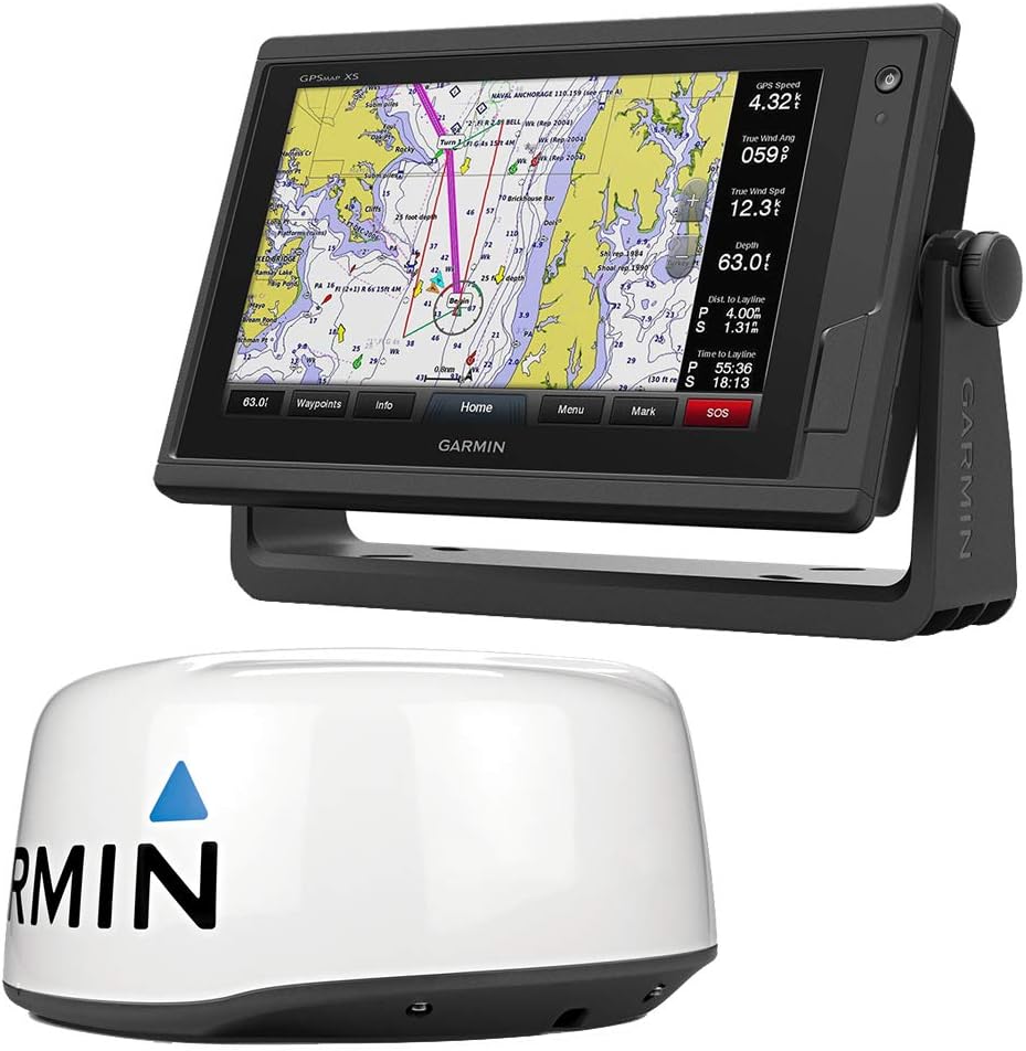 Garmin Gpsmap 942Xs Touchscreen Chartplotter/Sonar with Gmr18 Hd + Radar