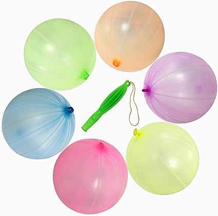 balloon with rubber band toy