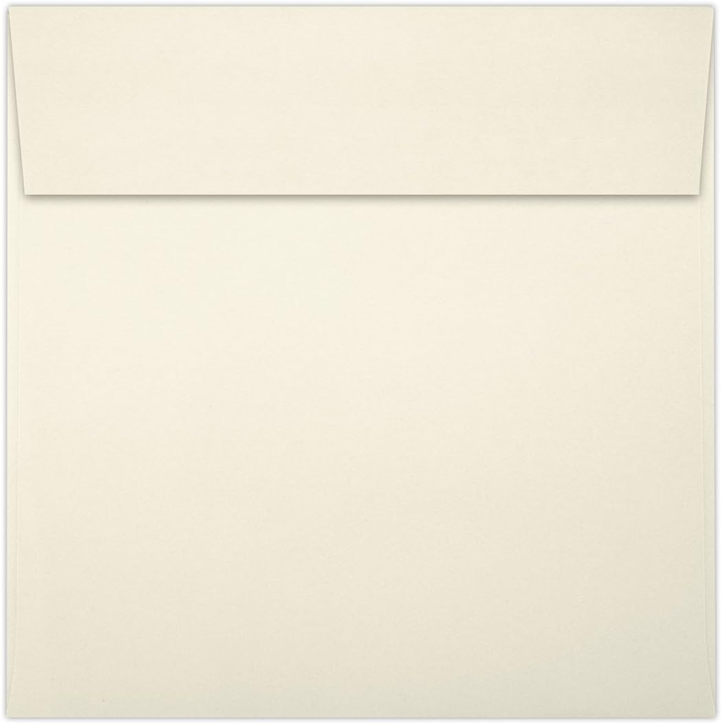 Square Envelopes (5 1/2 x 5 1/2 in) (139 x 139 mm) w/Peel & Press - Natural (50 Qty.)