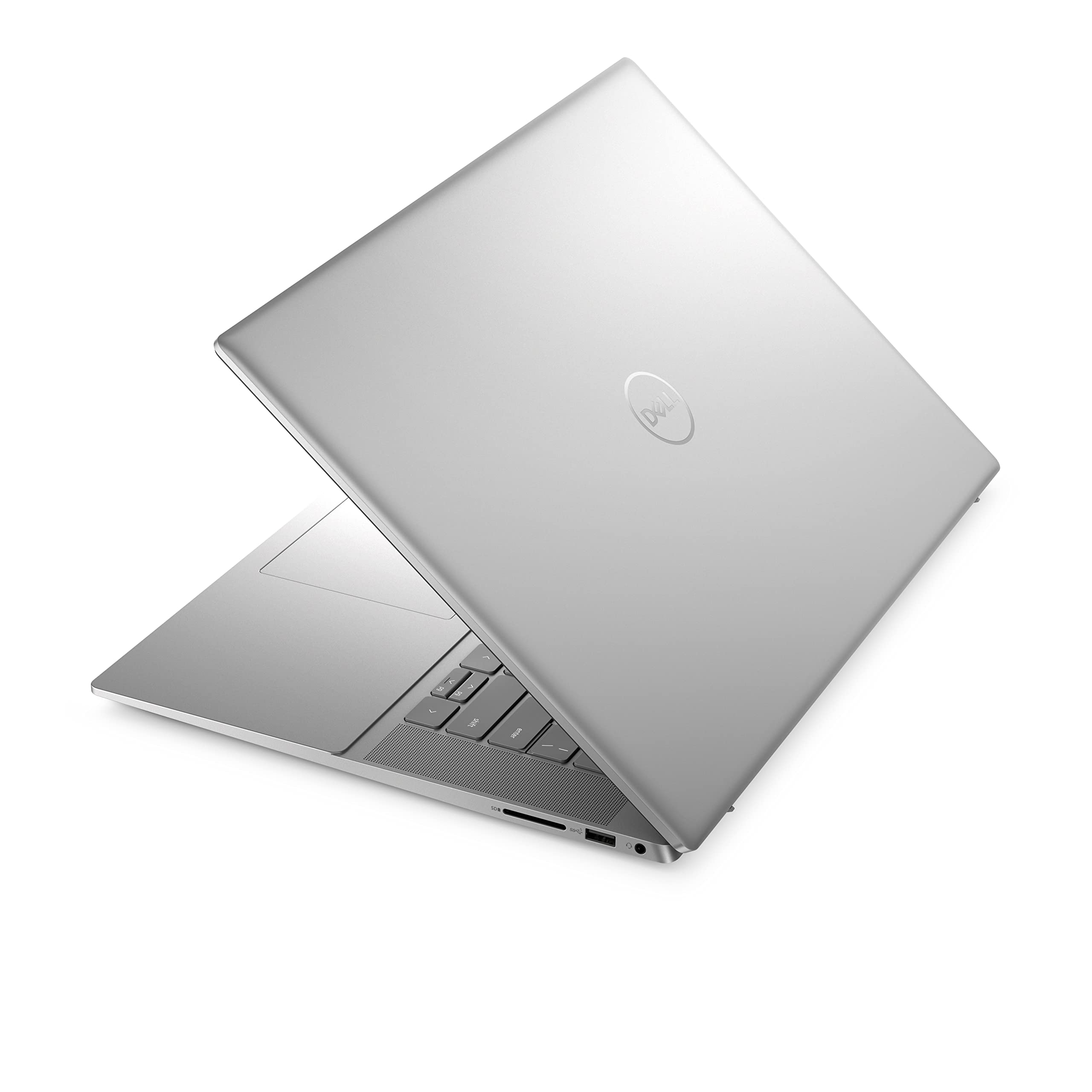Dell Inspiron 16 5635 Laptop, 16 Inch 16:10 FHD+ Display, AMD Ryzen 5 7530U, 16 GB RAM, 512 GB SSD, AMD Radeon Graphics, Windows 11 Home Plus, Fingerprint Reader, QWERTZ Keyboard, Silver