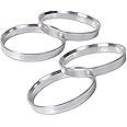 ZHTEAPR 54.1 to 56.1 Wheel Hub Centric Rings (Set of 4) - OD=56.1mm ID=54.1mm - Aluminium Alloy Wheel Hubrings 56.1 to 54.1