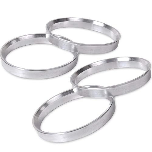 4 Stuks Aluminium Hub Centric Ringen – 57,1 Mm Naar 54,1 Mm, Wielnaaf Spacers